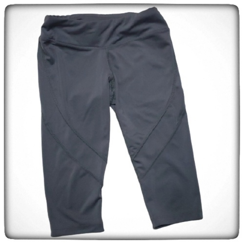 Augusta Sportswear Girls 3/4 Gray Leggings-S